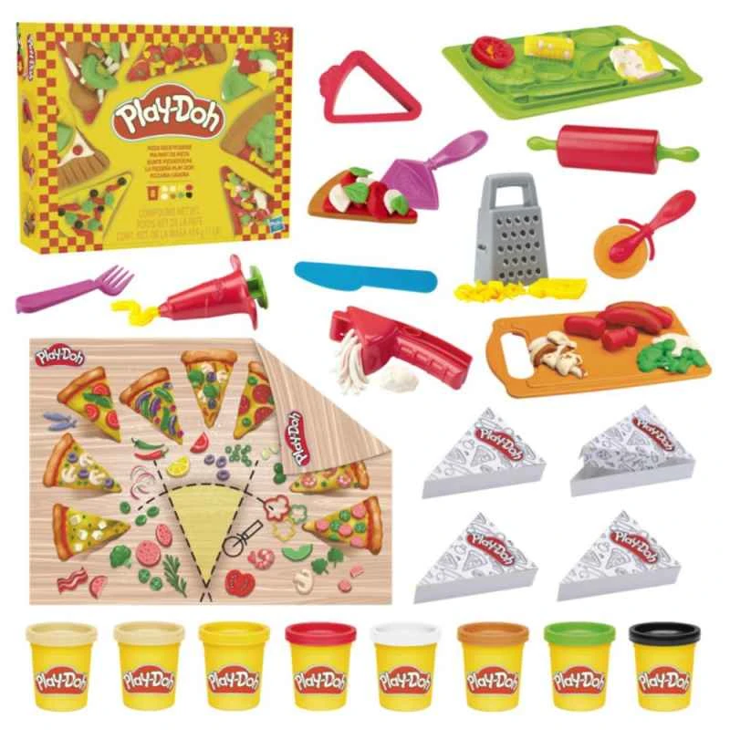 Hasbro Play-Doh Kreatives Pizza-Schneidespiel-Set
