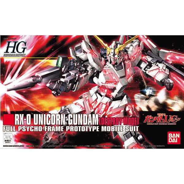 CATDOLL (Auf Lager) BANDAI Assembly Model UC HGUC 1/144 RX-0 UNICORN Unicorn Gundam Destroyer Mode 100