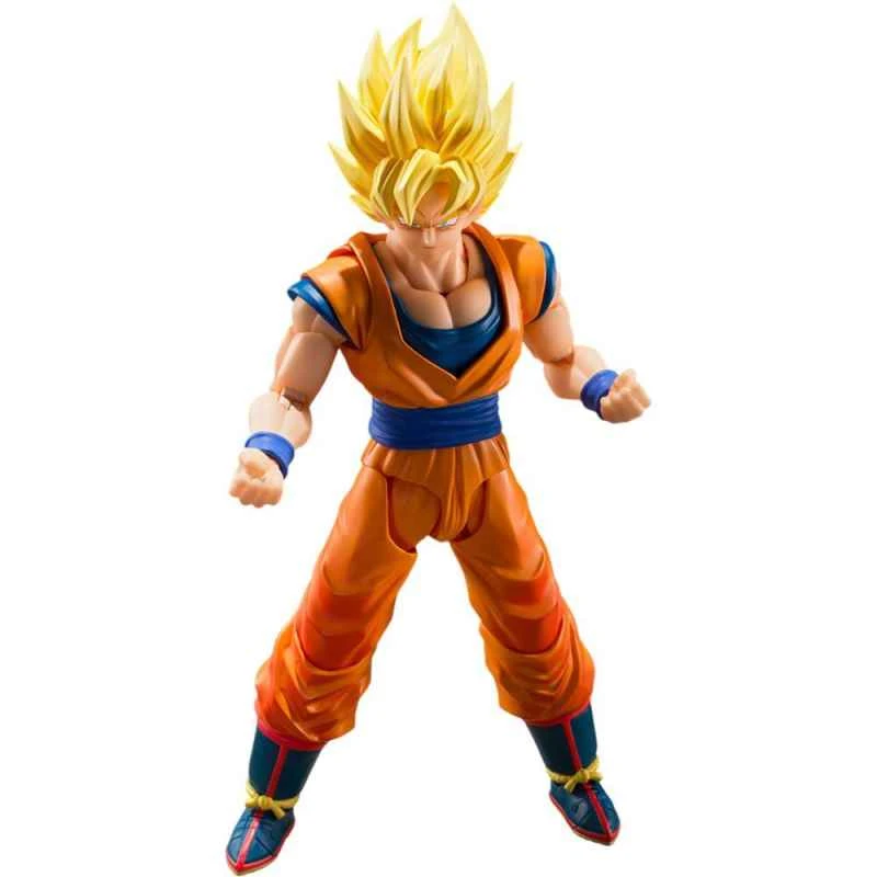 CATDOLL (BANDAI) lizenzierte SHF Dragon Ball Z Super Saiyan Goku: Der Beginn des finalen Kampfes - Gelenkige Vorfigur